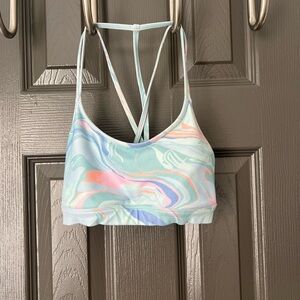 Hollister Pastel Swirl Sports Bra